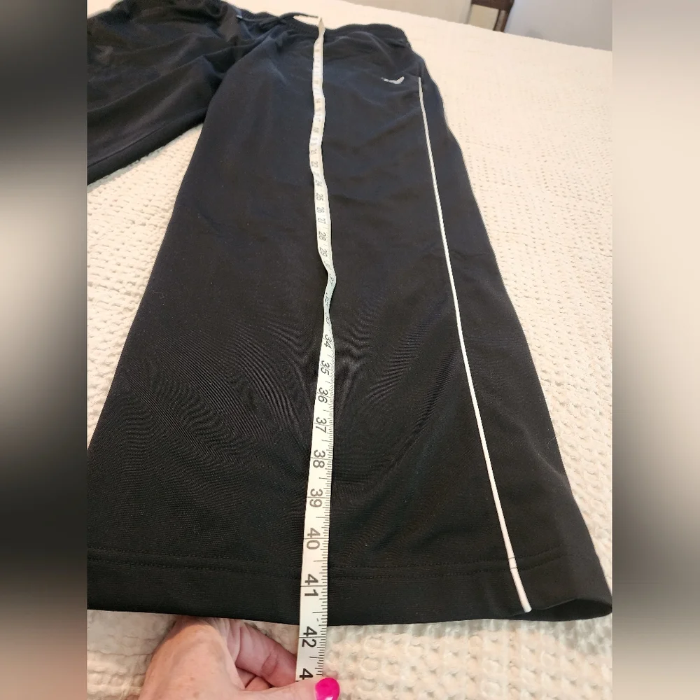 Reebok Men's Black Speedwick Trainers Pants Elastic Waist Drawstring 1XL New